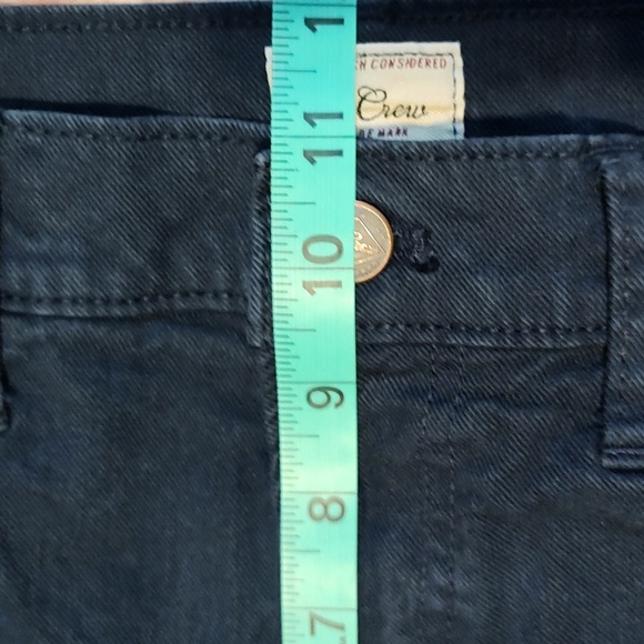 36x32 J. Crew Mens Dark Indigo 484 Slim Fit Stretch Jean - Picture 13 of 14